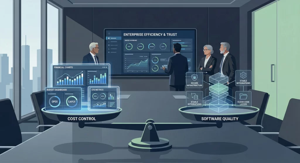 Cost-effective enterprise software development without cutting corners