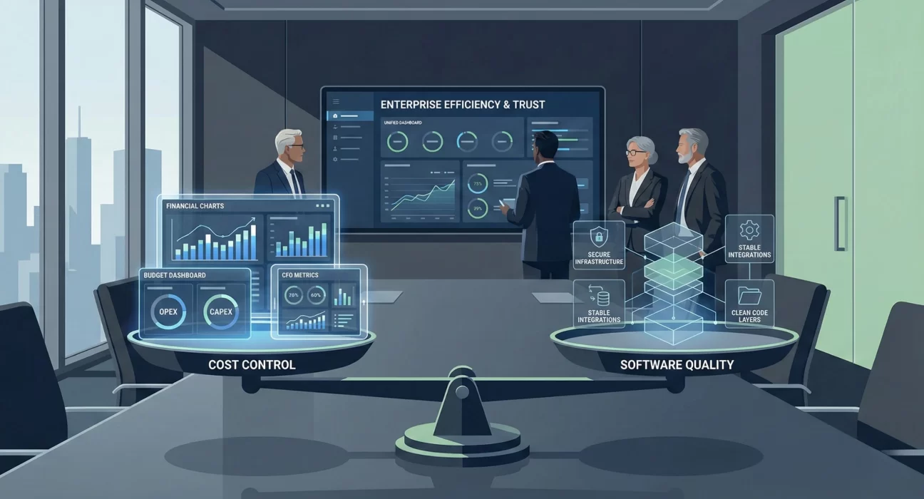 Cost-effective enterprise software development without cutting corners