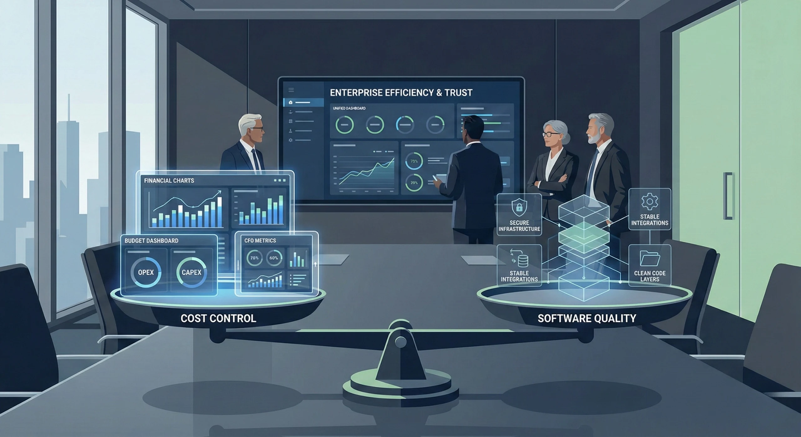 Cost-effective enterprise software development without cutting corners